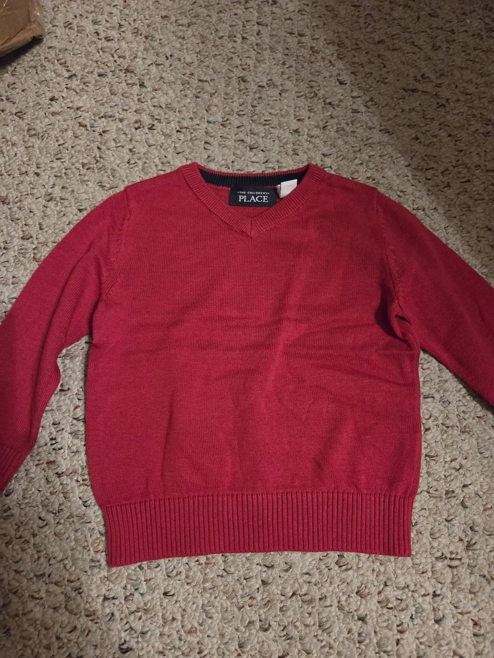 The Children's Place Red V-Neck Sweater